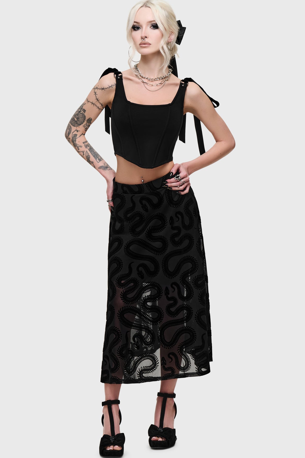Serpentes Midi Skirt