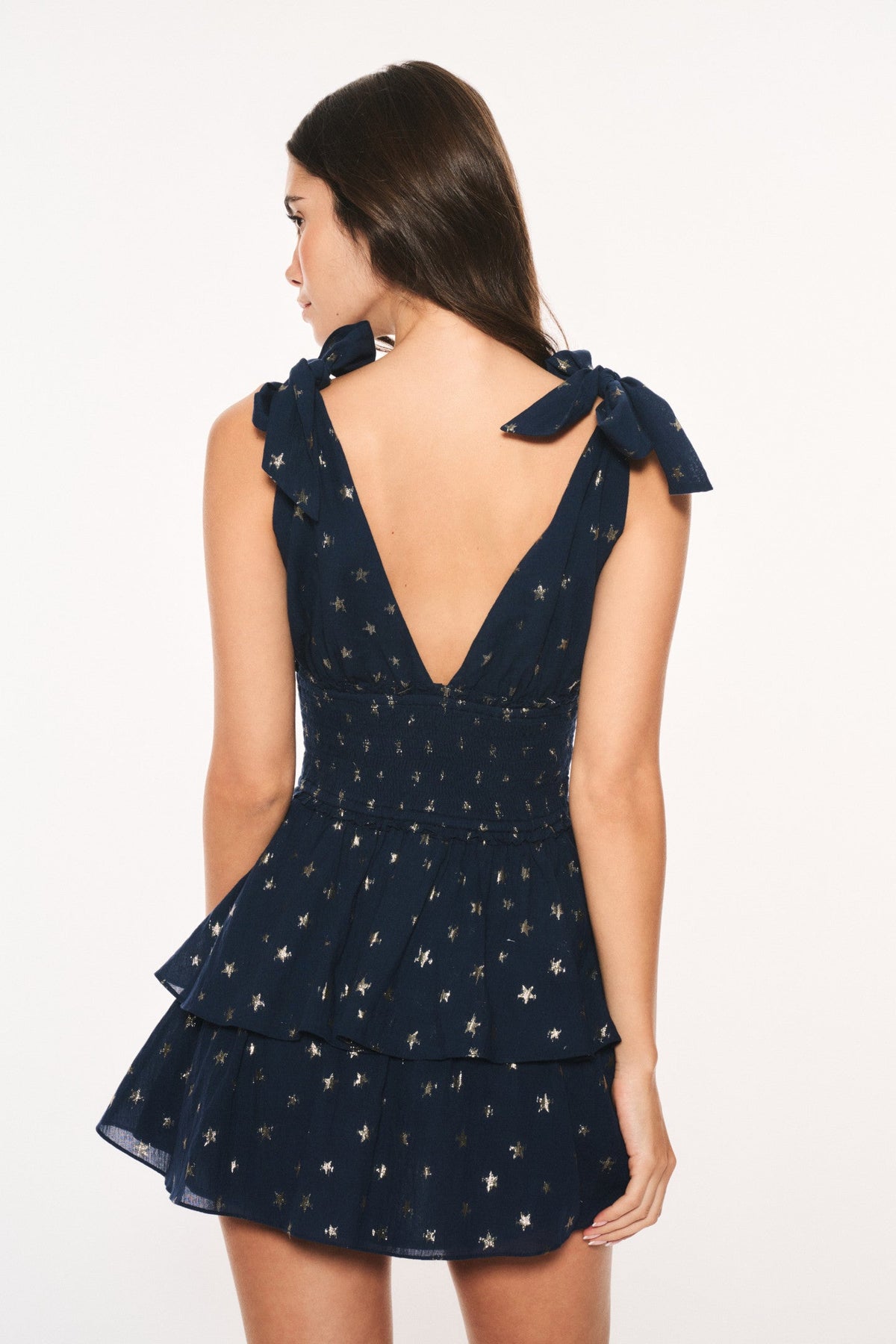 Soira Celestial Cotton Mini Dress