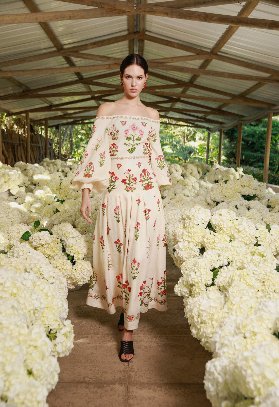 Senlis Canna Maxi Dress