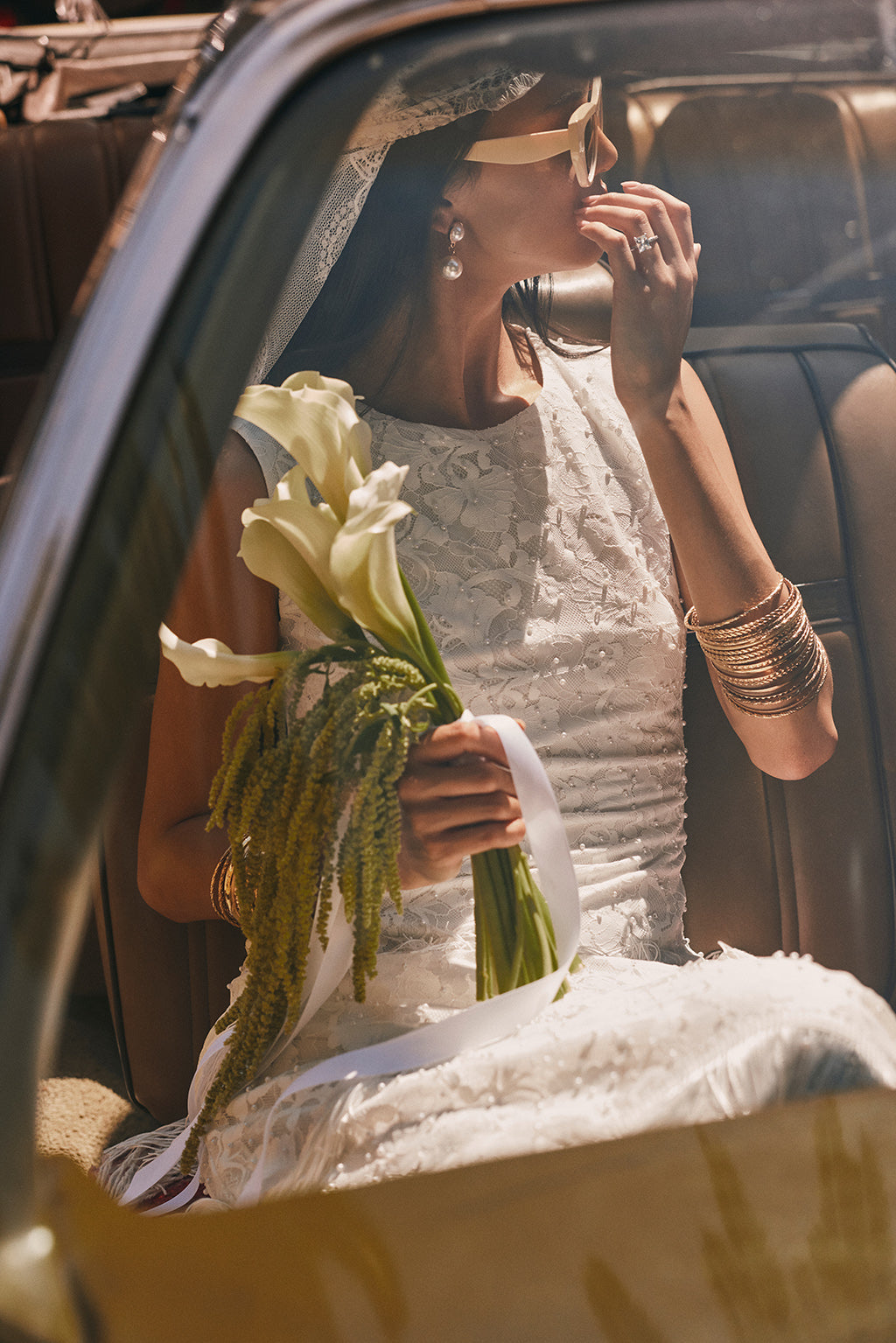 Shadows White Lace Fringe Maxi Dress