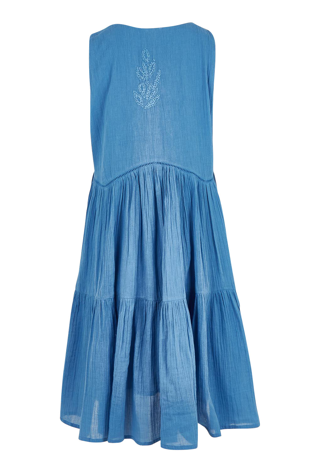 Athena Cotton Dress - Bluehaze