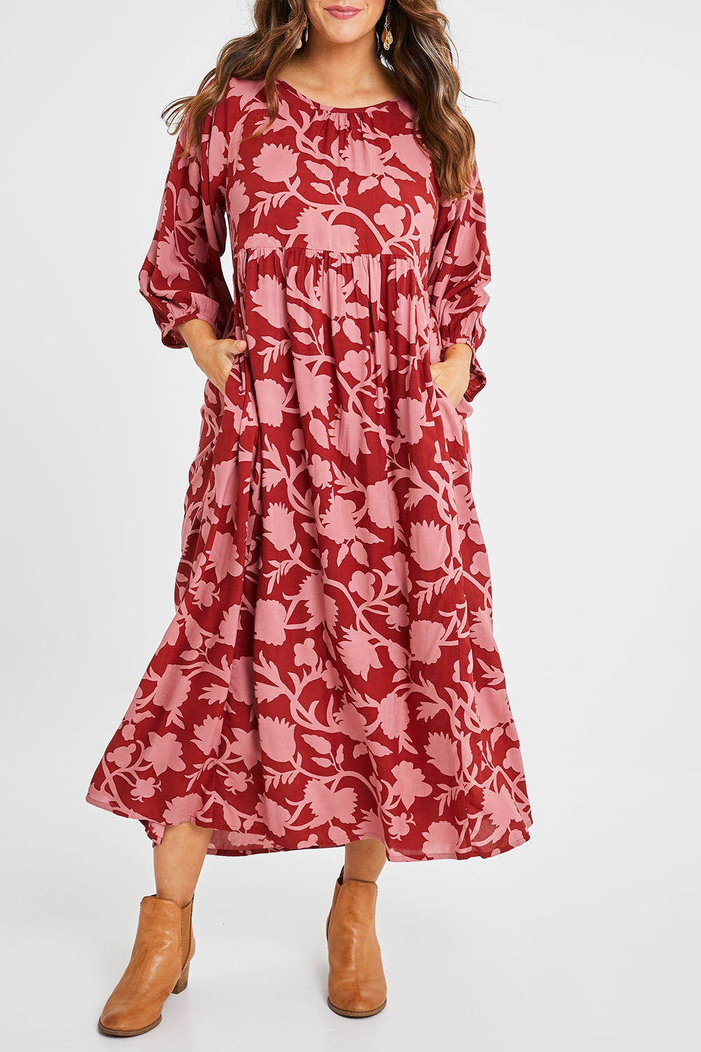 Alice Gathered Dress - Silhouette