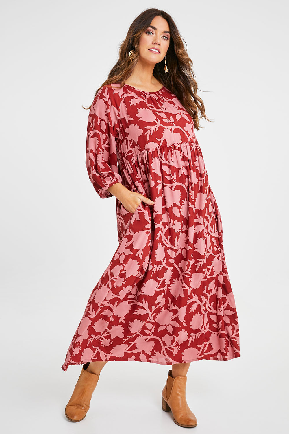 Alice Gathered Dress - Silhouette