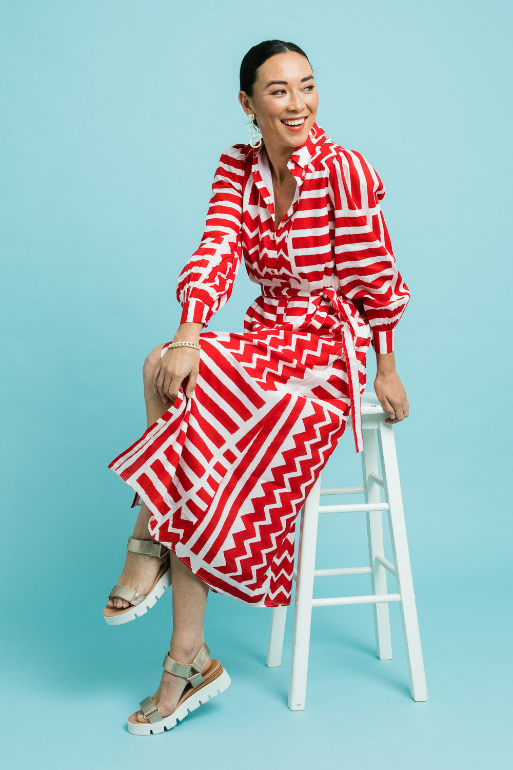 Abby Shirt Dress - Patchwork
