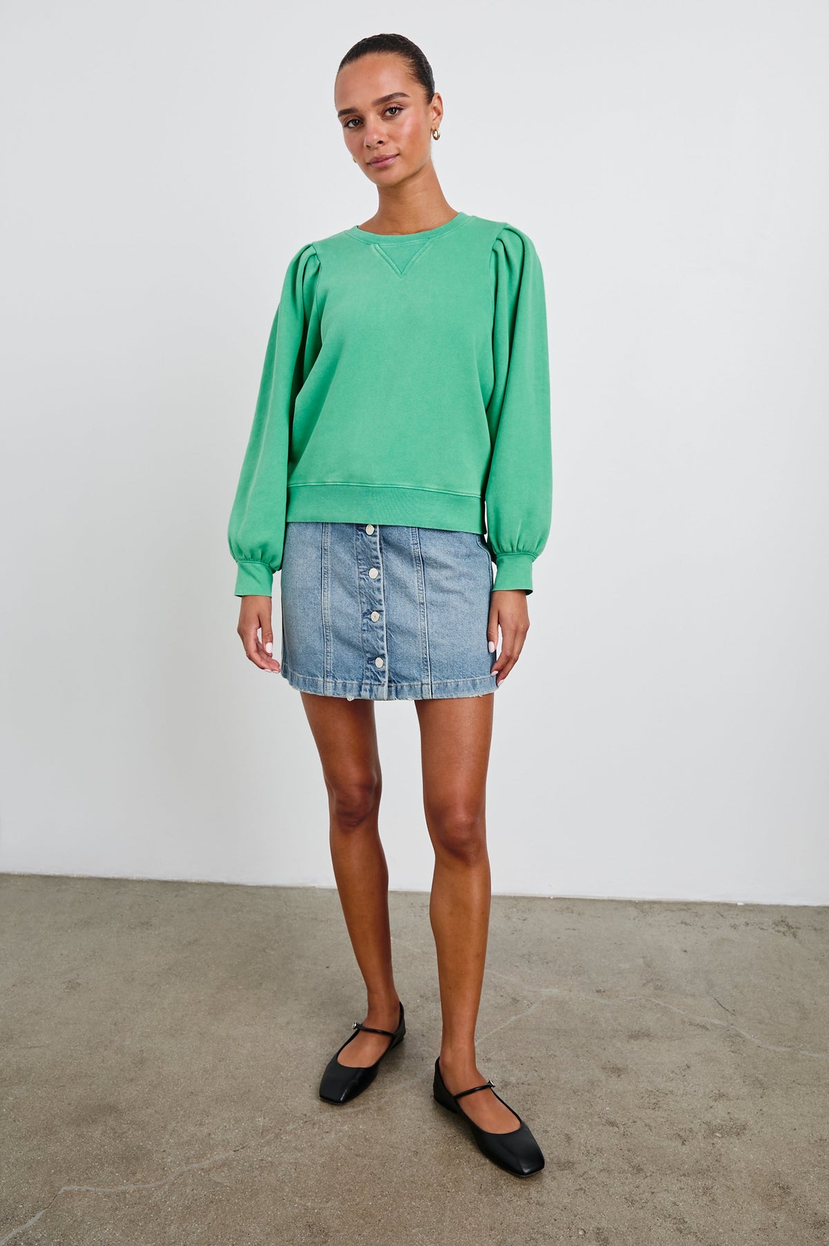 Tiffany Sweatshirt - Kelly Green