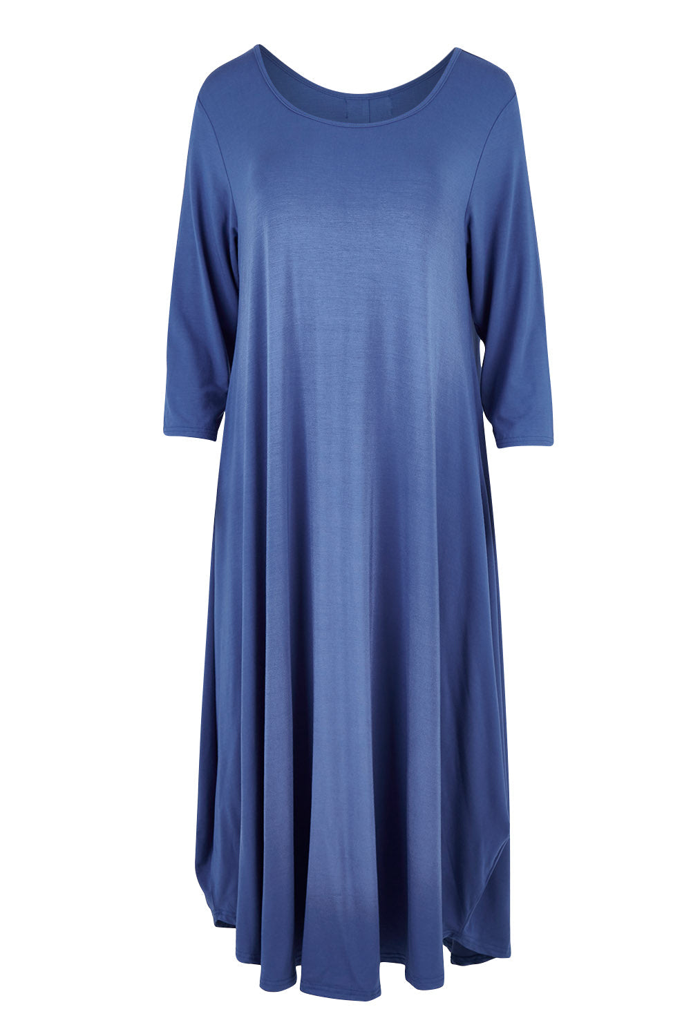3/4 Sleeve Bamboo Maxi Dress - Denim
