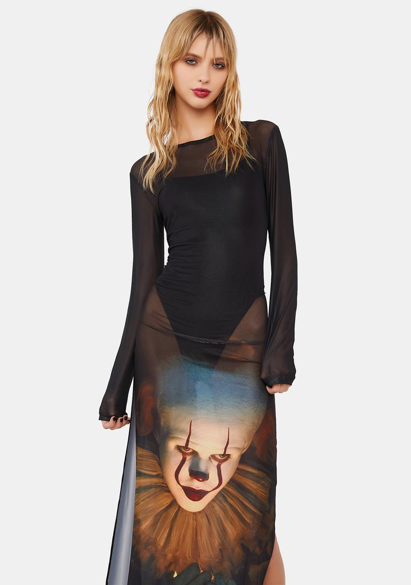 The Dancing Clown Maxi Dress
