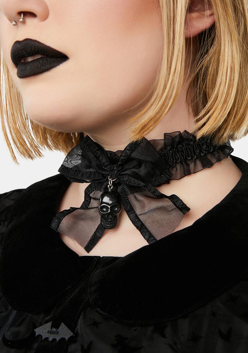 Speak Of The Dead Skull Choker