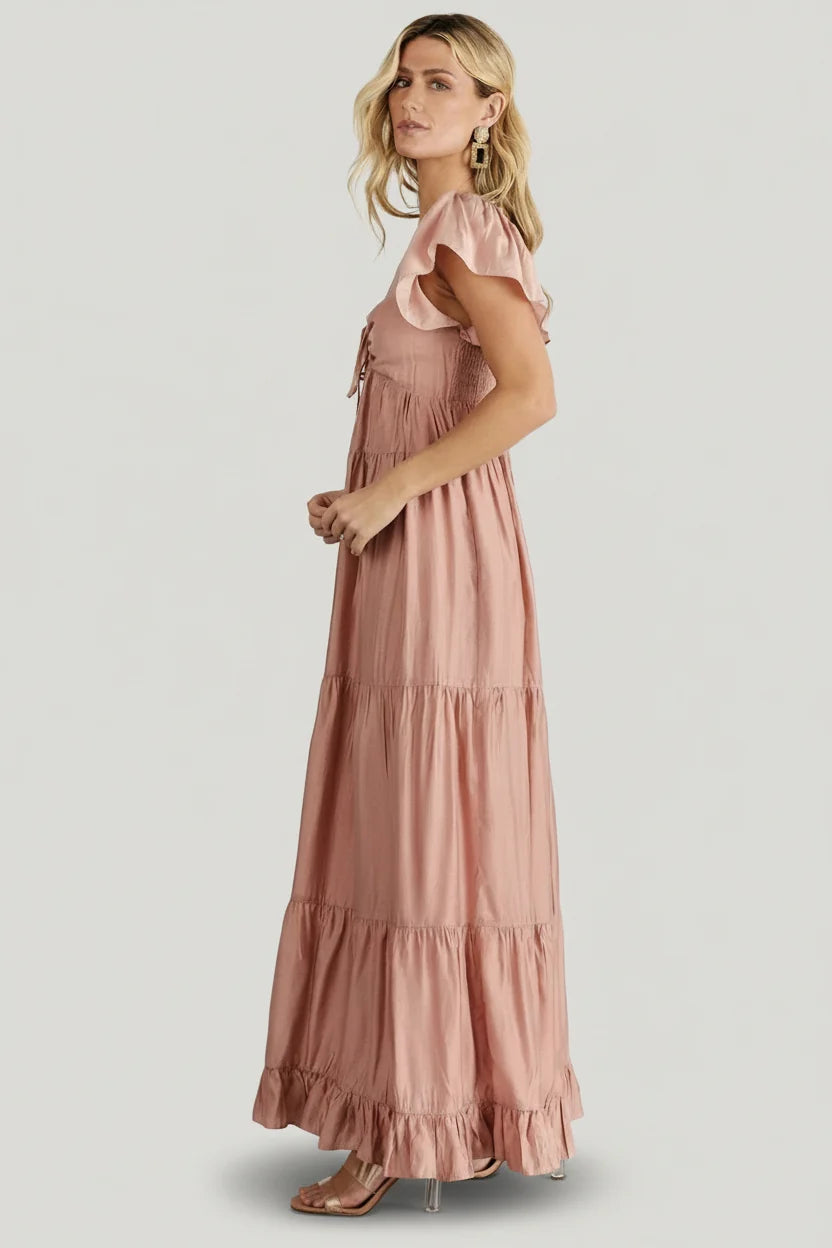 Agatha Maxi Dress | Dusty Mauve