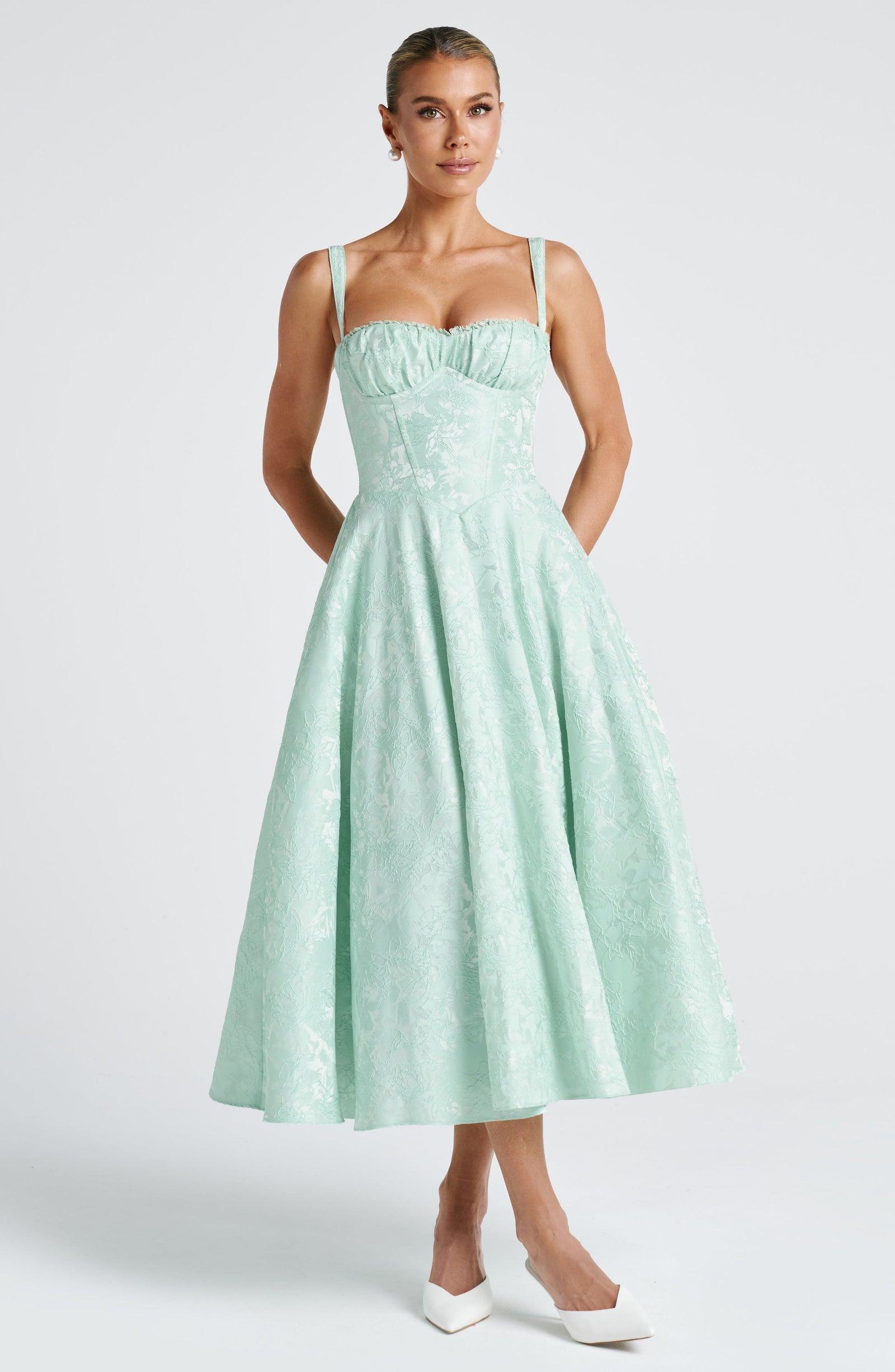 Amity Midi Dress - Mint
