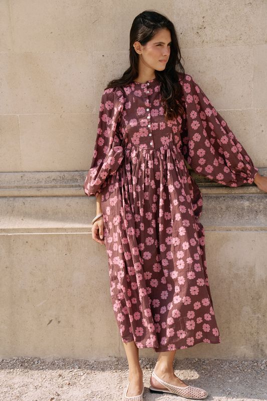 Anika Maxi Dress ~ Pink Cosmos