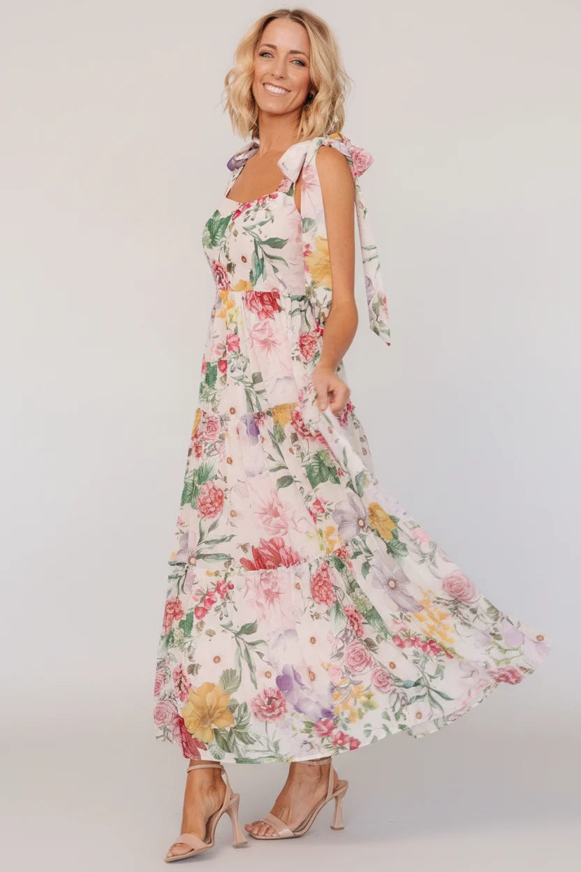Anita Maxi Dress | Blush Multi Floral