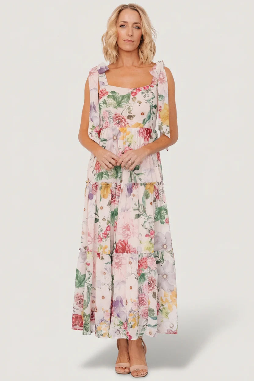 Anita Maxi Dress | Blush Multi Floral