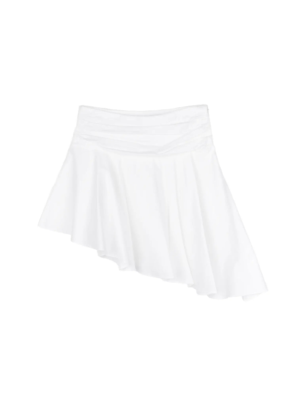 Asymmetrical Flare Midi Skirt CA524