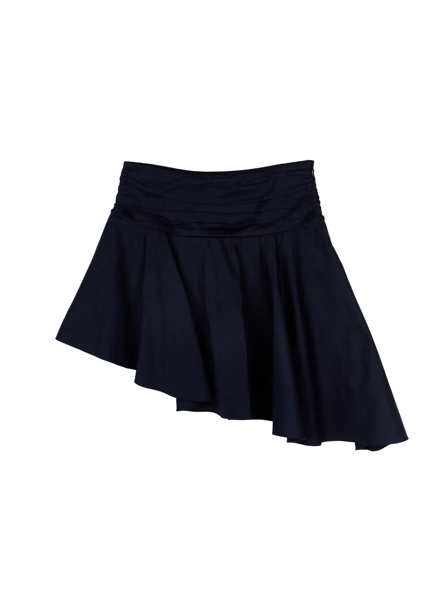 Asymmetrical Flare Midi Skirt CA524