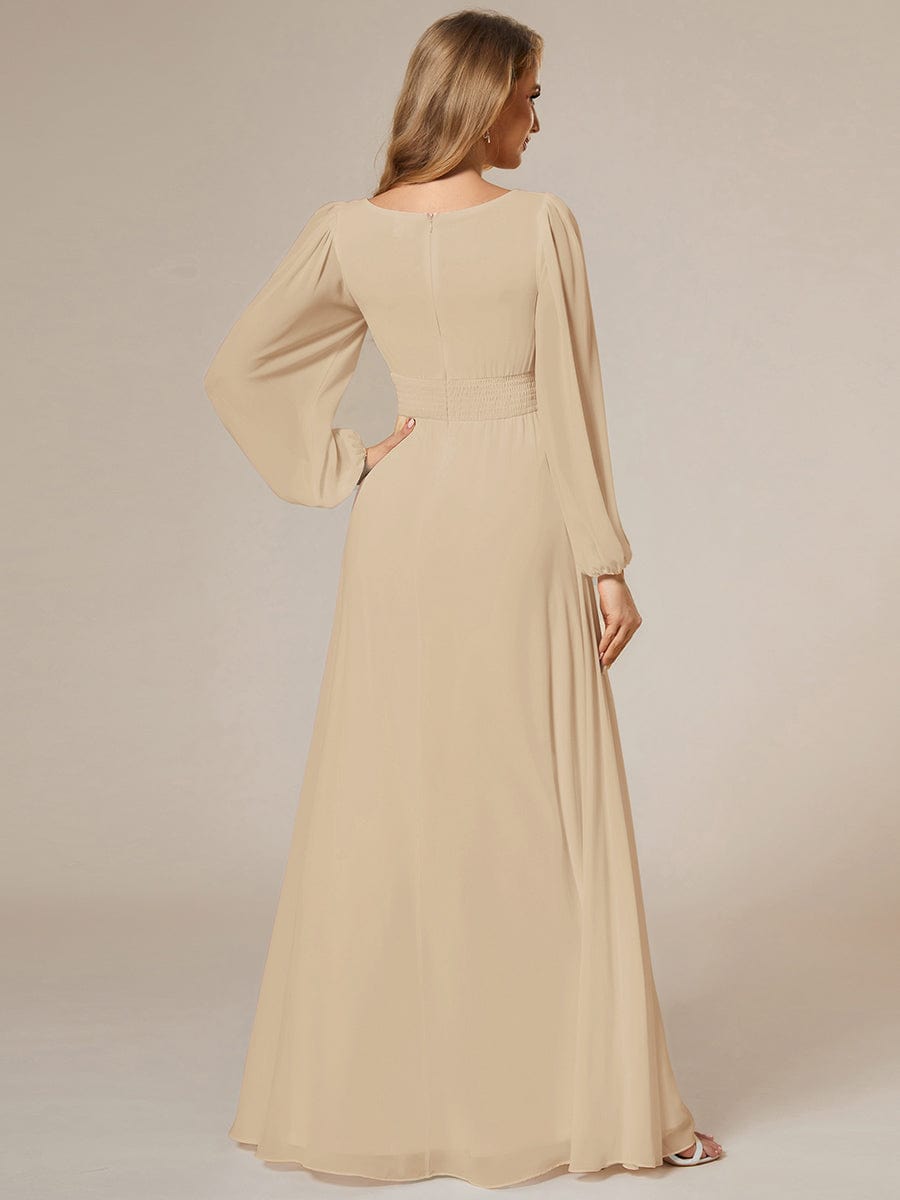 ever CELESTE|Chiffon High Empire Waist Puff Sleeve Mother Dress