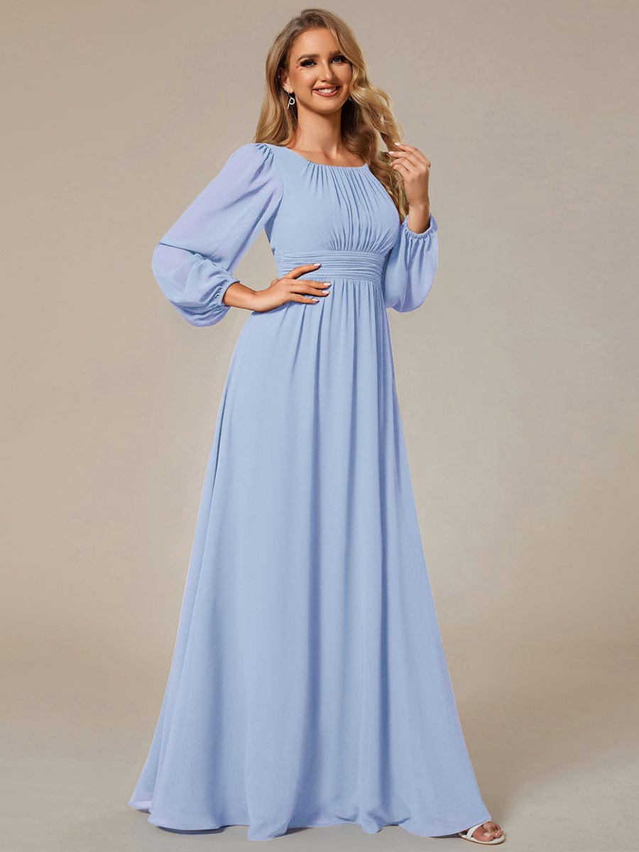 ever CELESTE|Chiffon High Empire Waist Puff Sleeve Mother Dress
