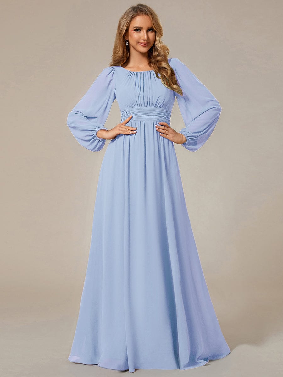 ever CELESTE|Chiffon High Empire Waist Puff Sleeve Mother Dress