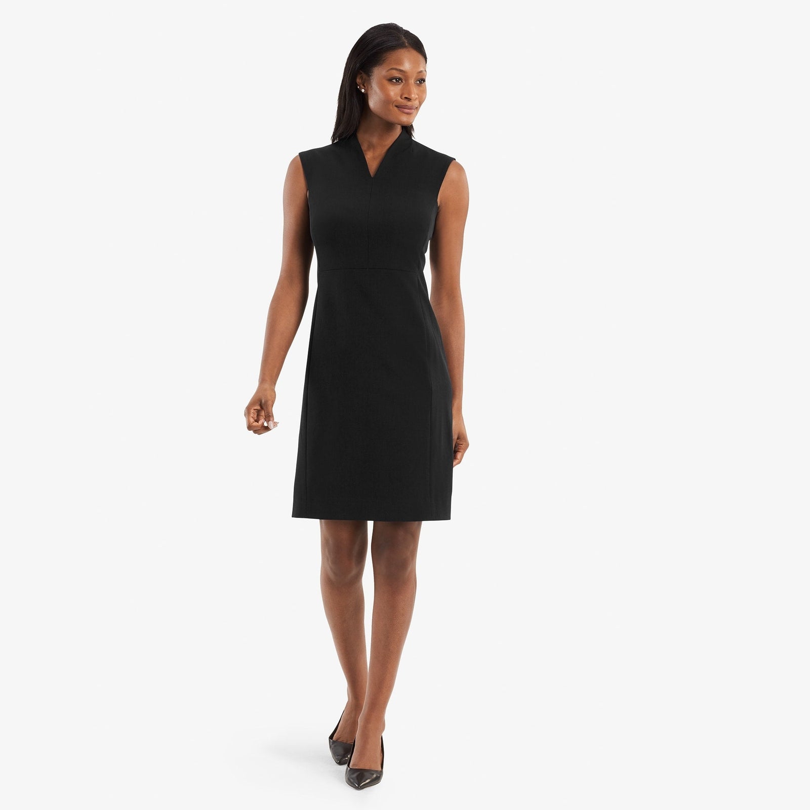 Aditi Dress - Recycled WonderTex :: Black