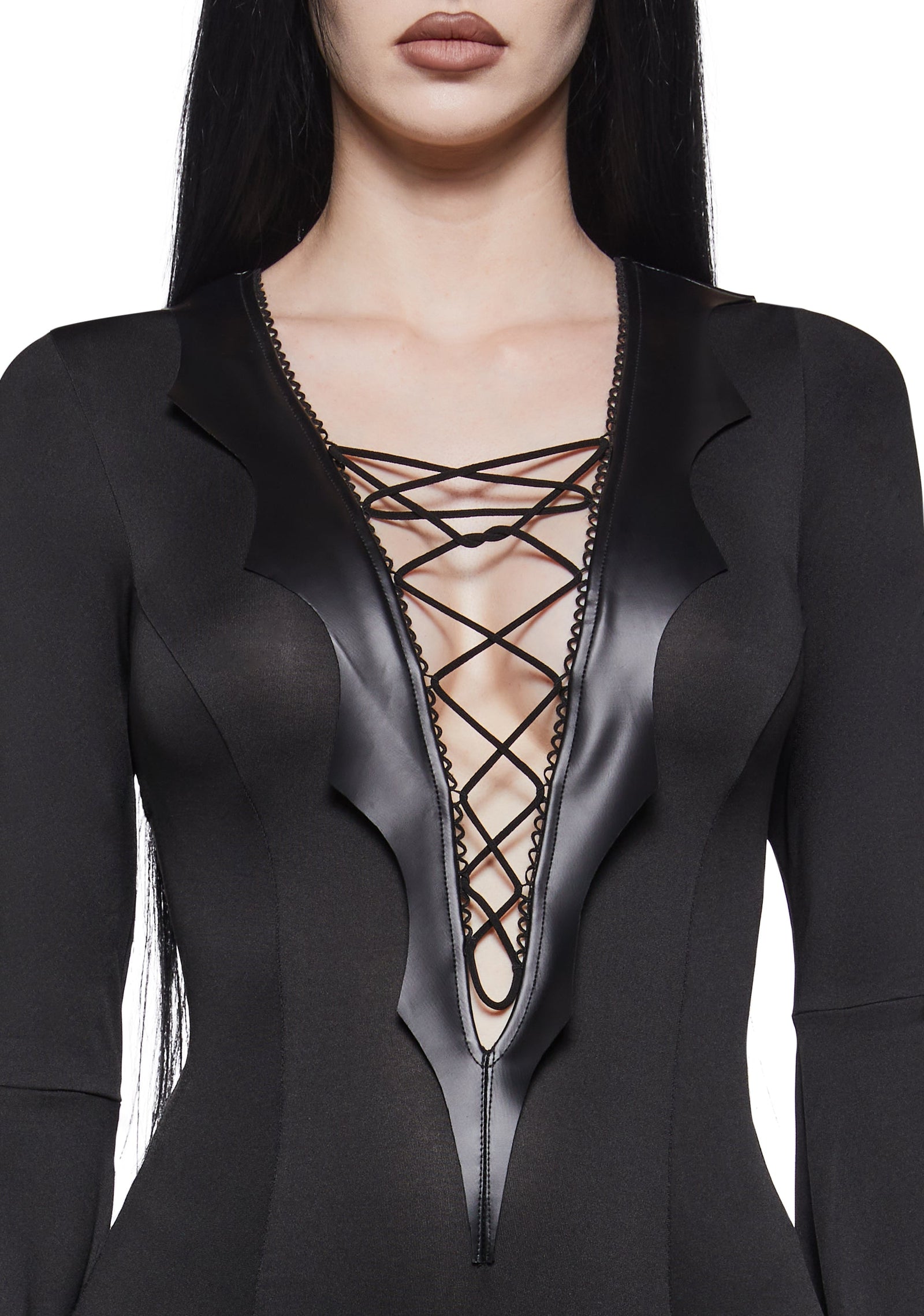 Gothic Pentagram Maxi Dress