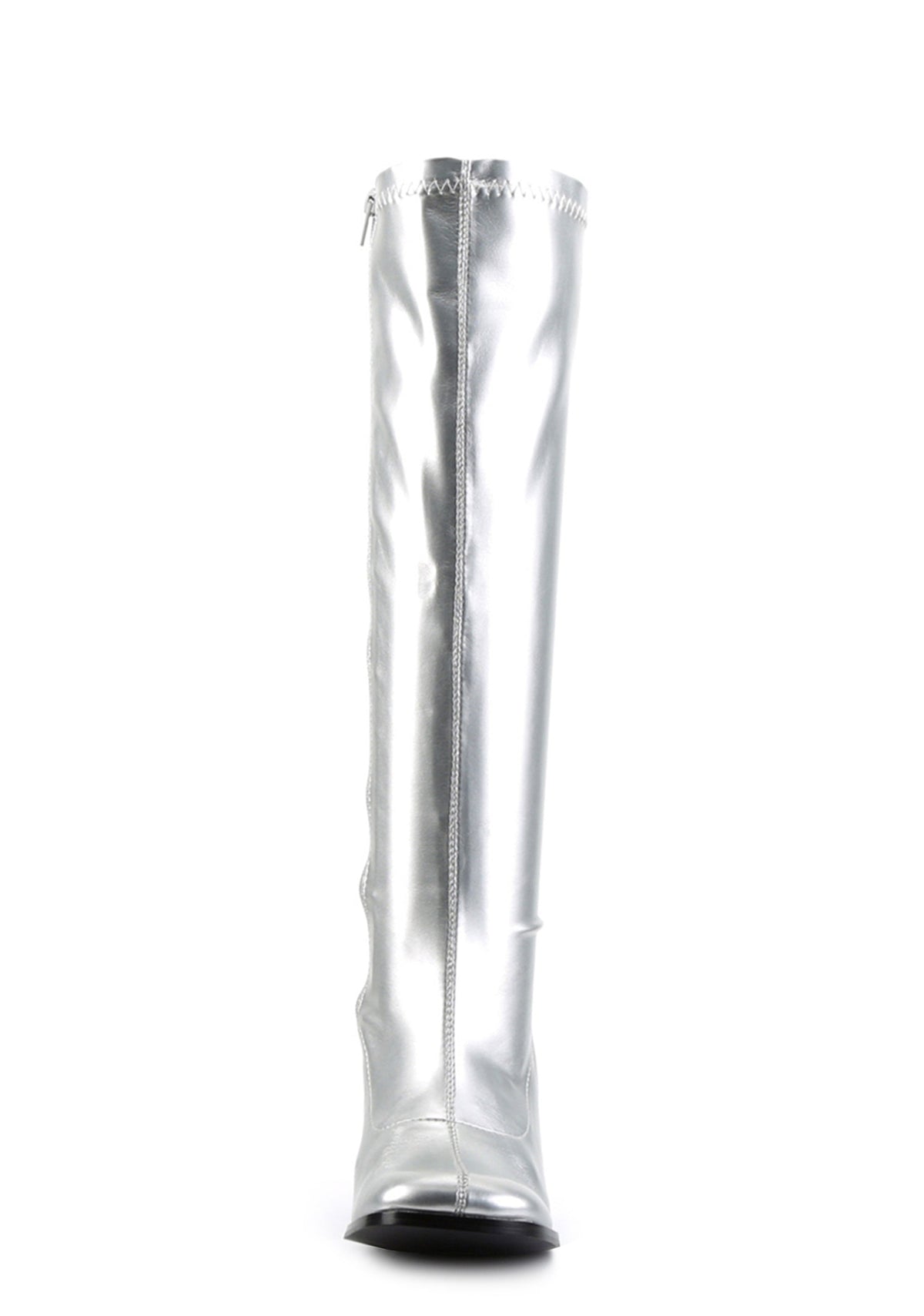 Gogo-300 Go Go Metallic Boots - Silver