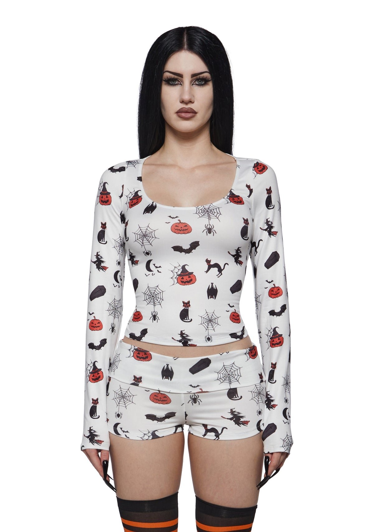 Haunted House Long Sleeve Top