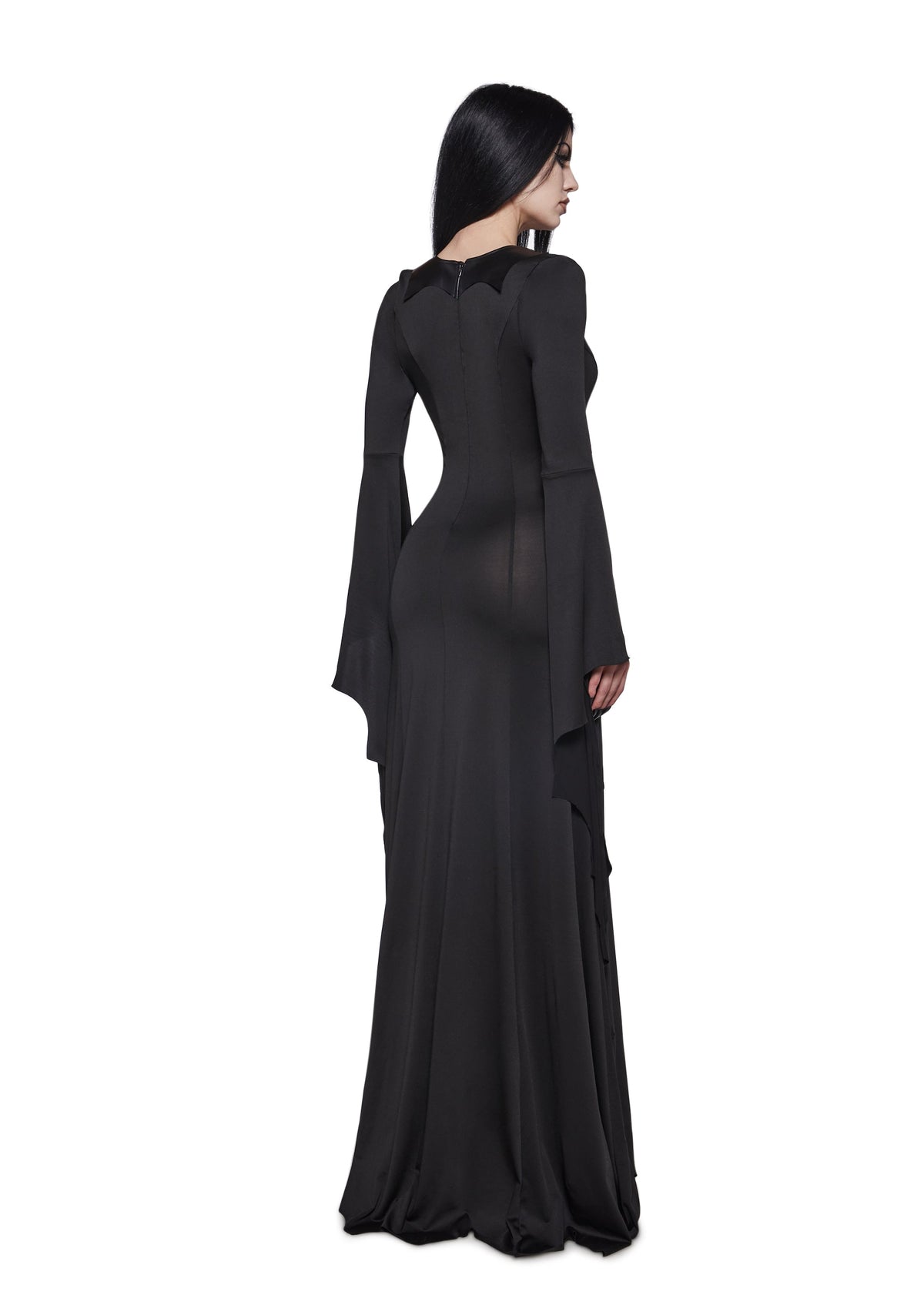 Gothic Pentagram Maxi Dress