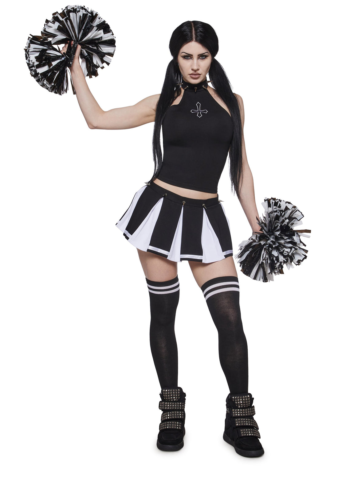 Goth Cheerleader Costume