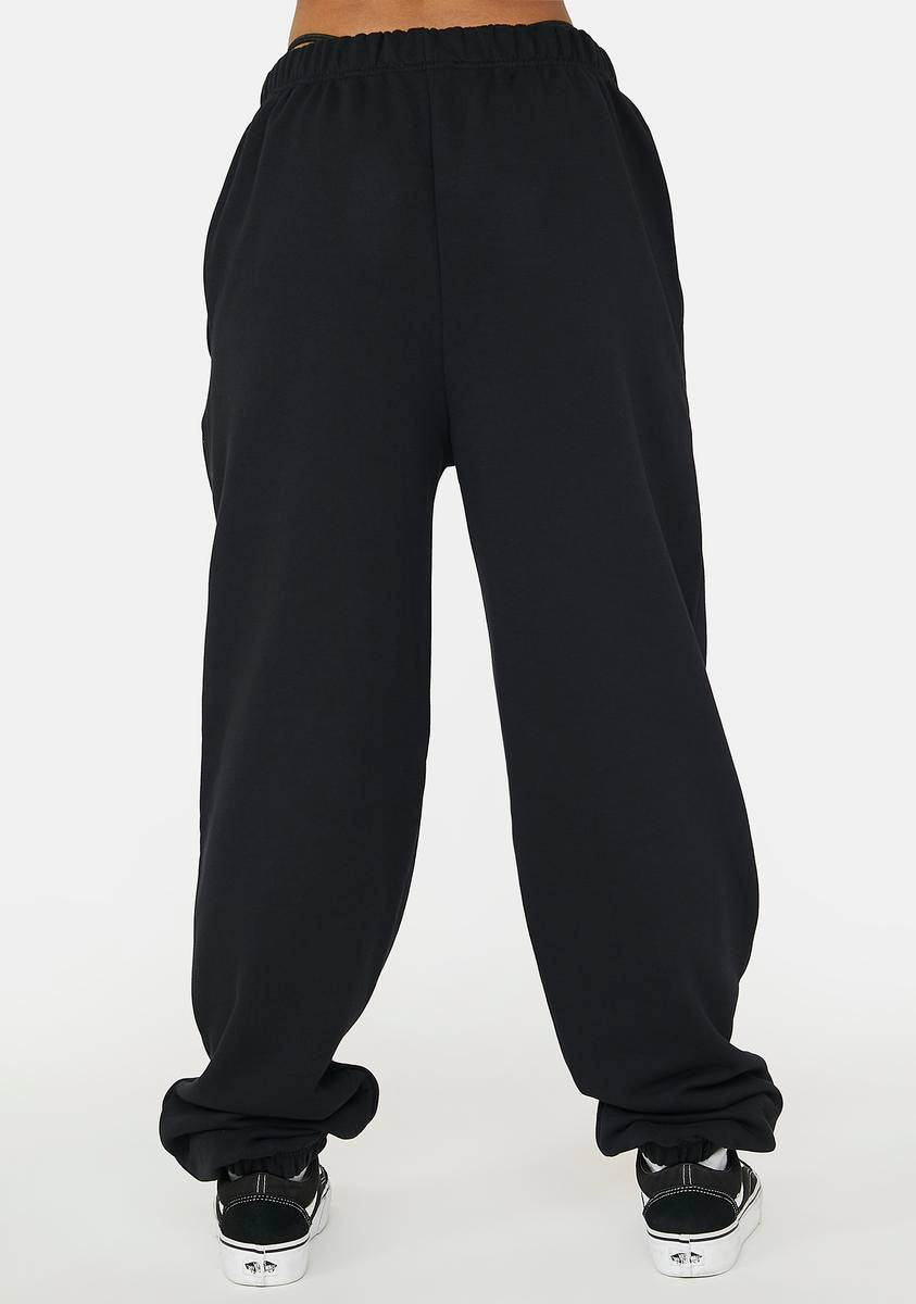 Glitter Skeleton Joggers
