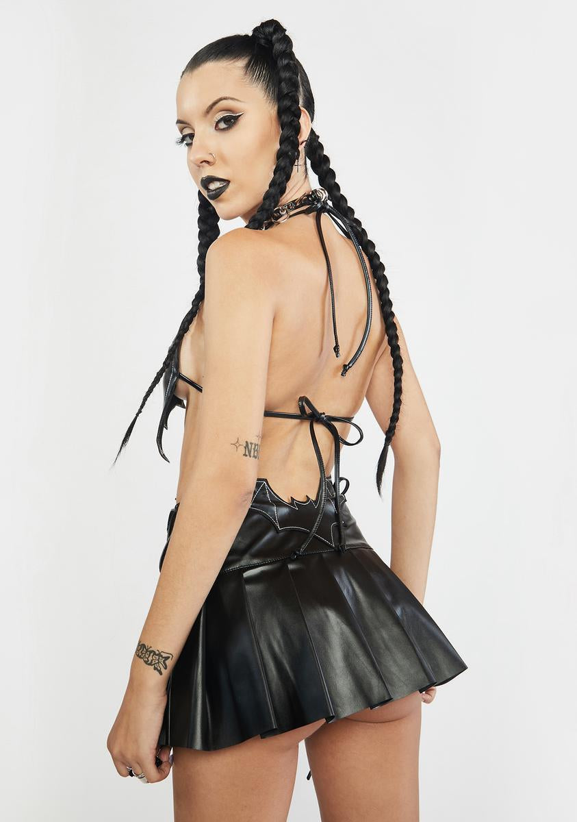 Echos Of Terror Bat Halter Top